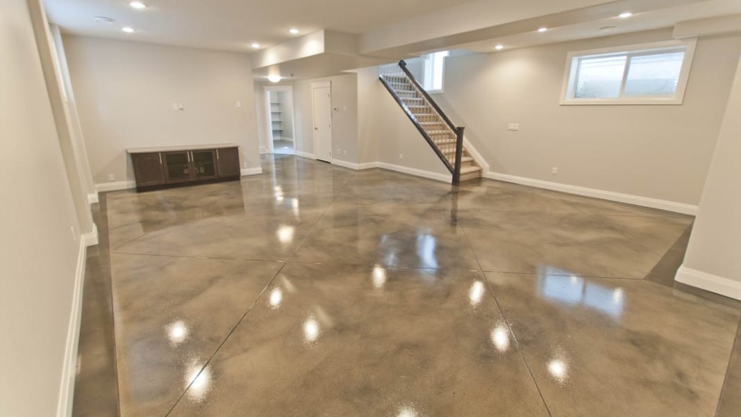 Polished Concrete Basement Treadwell   Polished Concrete Basement 01 