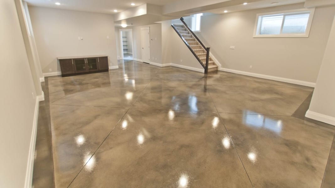 Residential Polished Concrete Treadwell