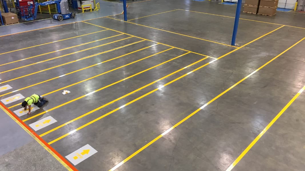 epoxy striping